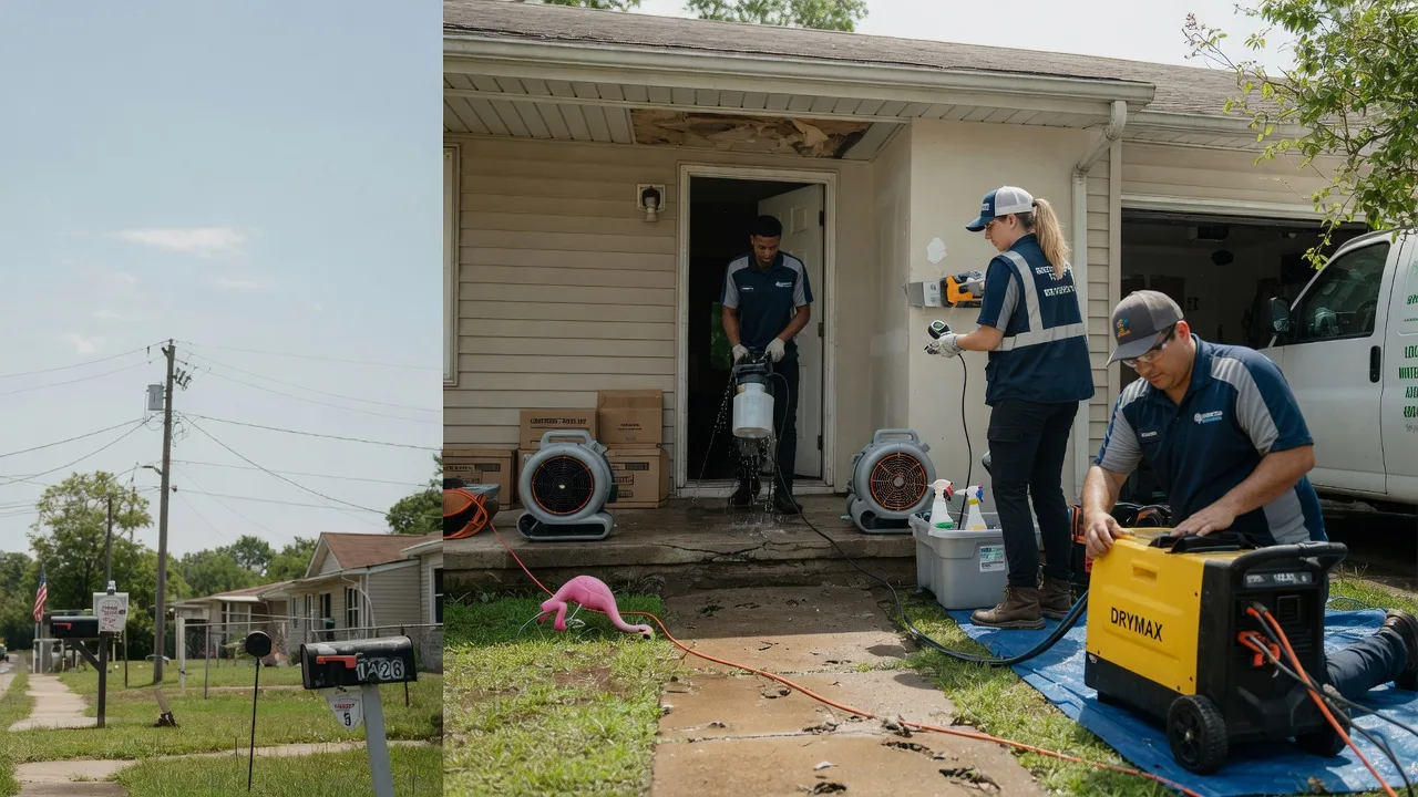 Storm Damage Water Removal in Hallett, OK near me